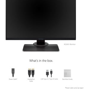 ViewSonic Elite XG2431 24" Class Full HD LED Monitor - 16:9 - Black - 60.5 cm (23.8") Viewable - In-plane Switching (IPS) 