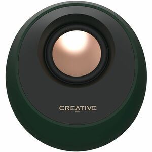 Creative Pebble Pro 2.0 Bluetooth Speaker System - 10 W RMS - Black - Desktop - 1