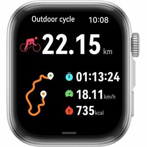 Huawei WATCH FIT 4 Smart Watch - 43 mm Case Height - 9.30 mm Case Thickness - 38 mm Case Width - White Band Color - Alumin