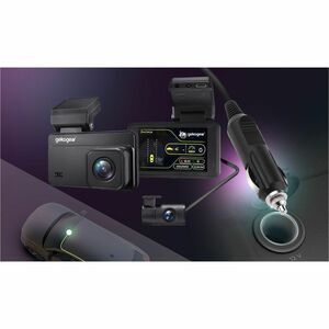 GekoGear Orbit D220 Front/Rear Vehicle Camera - 7.6 cm (3") Screen - Wired - 2560 x 1440 Video - CMOS
