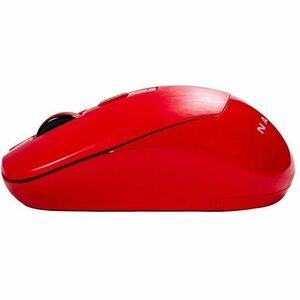Mouse Naceb - Radiofrecuencia - USB - 3 Botón(es) - Rojo - Inalámbrico - 2.40GHz - 1600 dpi - Rueda de desplazamiento - 1 