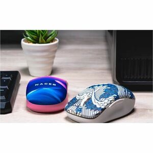 Mouse Naceb - Radiofrecuencia - USB - 3 Botón(es) - Inalámbrico - 2.40GHz - 1600 dpi - Rueda de desplazamiento - 1 x AA Ba