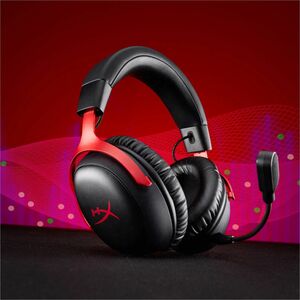 HyperX Cloud III S Wireless Headset (Black/Red)