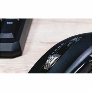 Mouse Naceb - Radiofrecuencia - USB - 6 Botón(es) - Negro - Inalámbrico - 2.40GHz - Recargable - 3200 dpi