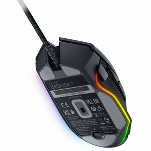 Souris de jeu Optique Razer Basilisk V3 - 11 Boutons programmables - Câble - 26000 dpi - Roulette inclinable, Défilement à