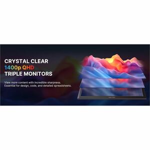 Mobile Pixels Trio 3.0 Pro 101-1004P06 14" Class LCD Monitor - 16:10 - 14.1" Viewable - In-plane Switching (IPS) Technolog