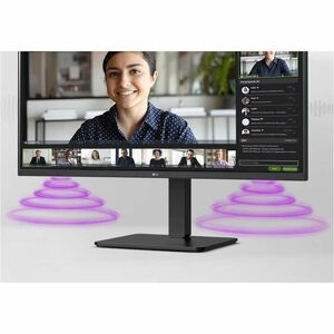 LG 34BA85QE-B 34" (86.4 cm) Class Webcam UWQHD Curved Screen LED Monitor - 21:9 - Textured Black - 34" (86.4 cm) Viewable 