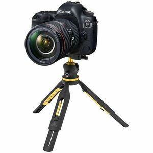 Trípode Yeyian - Plástico ABS, Aluminio - Negro, Oro