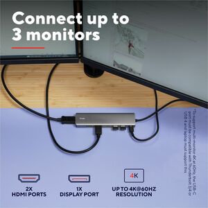 Docking station Trust Dalyx USB Type-C per Tastiera, Mouse, Disco rigido, Computer portatile, Monitor - Compatibilita cari