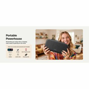 Belkin Charging Case Nintendo Gaming Console - Charcoal - Scratch Resistant, Bump Resistant, Drop Resistant, Abrasion Resi