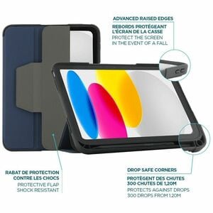 MOBILIS Robust Tasche (Verschlussklappe) für 27,7 cm (10,9 Zoll) bis 27,9 cm (11 Zoll) Apple iPad (11. Generation), iPad (