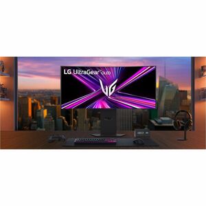 LG UltraGear 34GX900A-B 34"" Class UW-QHD Curved Screen Gaming OLED Monitor - 21:9 - 33.9"" Viewable - OLED - 3440 x 1440 