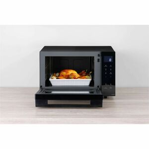 Panasonic NN-DF38PBEPG Single Microwave Oven - Black - 23 L Capacity - Microwave, Grilling - 7 Power Levels - 1 kW Microwa