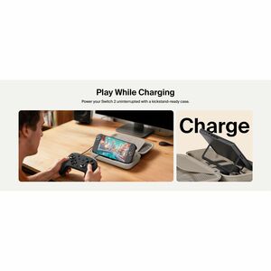 Belkin Charging Case Nintendo Portable Gaming Console - Sand - Scratch Resistant, Bump Resistant, Drop Resistant, Abrasion