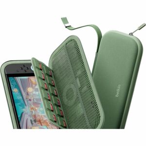 Belkin Tasche Nintendo Spielkonsole - Pistachio Green - Polyester Außenmaterial - Kratzfest, Stoßfest, Sturzsicher, wasser