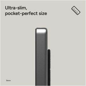 Mophie powerstation Power Bank - Black - For Qi2-enabled Device, Smartphone, MagSafe-enabled Device - 5000 mAh - 20 W - US