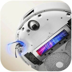 ROBOROCK Qrevo Curv 5A1 Robot Aspirapolvere e Lavapavimenti, Aspirazione 18.500 Pa, Doppio Sistema Anti-Groviglio, Mocio e