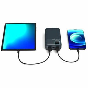 Port Connect Power Bank - For Smartphone, Tablet PC, Headset, Smartwatch - 20000 mAh - 2.10 A - 5 V DC Output - USB Type-C