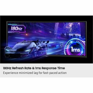 Samsung Odyssey G7 S40FG75DEN 40" Class 5K2K WUHD Curved Screen Gaming LCD Monitor - 21:9 - Black - 40" Viewable - Vertica