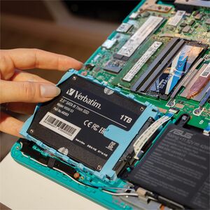 Unità stato solido Verbatim Vi550 Vi550 S3 - 2,5" Interno - 1 TB - SATA (SATA/600) - 360 TB TBW - 550 MB/s Velocità massim