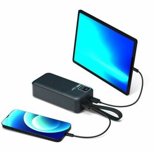 Powerbank Port Connect - Pour Tablette PC, Smartphone, Dispositif GPS, Casque - 30000 mAh - 2,10 A - 5 V DC Sortie - Coone