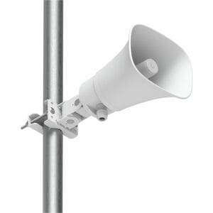 Ubiquiti AI Horn Speaker - Wired - 120 dB - Audible, Visual - Wall Mountable, Pole Mountable - White