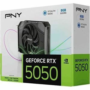 Carte Graphique PNY NVIDIA GeForce RTX 5050 - 8 Go GDDR6 - 7680 x 4320 - 2,32 GHz Matériau - 2,57 GHz Boost clock - 128 bi