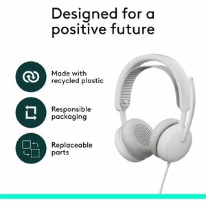 Logitech Zone Wired 2 for Business - Noise-Canceling Headset with Adaptive Hybrid ANC, Microsoft Teams Certified, USB-C wi