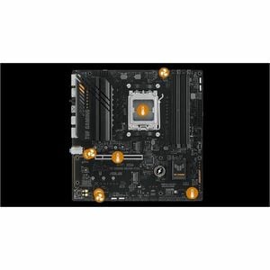 Carte mère de jeux de bureau TUF A620M-PLUS - AMD A620A Chipset - Socket AM5 - Micro ATX - Ryzen 5, Ryzen 7, Ryzen 9 proce