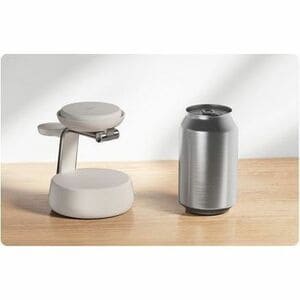 Belkin UltraCharge Pro Induktionsladegerät - Sand - für iPhone, Smartwatch, AirPod, Smartphone, Qi2-fähiges Gerät - Eingan