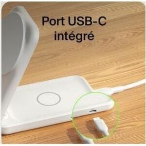 Belkin UltraCharge Induktionsladegerät - Weiß - für Qi2-fähiges Gerät, iPhone, AirPod, Smartwatch - Eingangsstecker: USB -