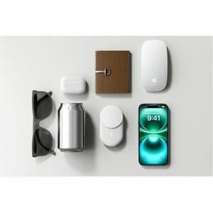 Belkin UltraCharge Induktionsladegerät - Weiß - für Qi2-fähiges Gerät, iPhone, AirPod, Smartwatch - Eingangsstecker: USB -