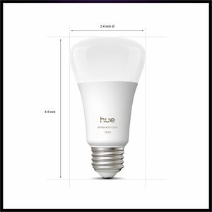 Philips Hue Color 4 pack 75W Bulb + Hue Pro Bridge - 75 W - 1100 lm - E26 Base - 25000 Hour - 20000°K Color Temperature - 