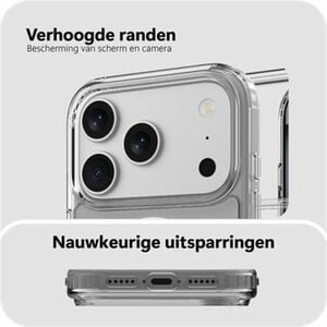 Just in Case Rugged Case for Apple iPhone 17 Pro Max Smartphone - Clear - Drop Resistant, Impact Resistant, Damage Resista