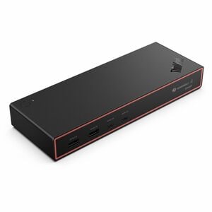 Lenovo ThinkPad Docking Station for Notebook, Monitor - Charging Capability - 135 W - Eclipse Black - 4 Displays Supported