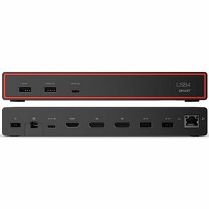 Lenovo SmartDock 5500 11 Anschluss(e) USB4 Docking Station für Monitor, Notebook, Mobile Workstation - Ladefunktion - 135 