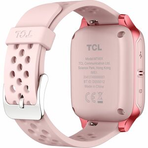 TCL MOVETIME MT46X Smartwatch - Kinder - Pink Body Color - Wireless LAN - 4G - Kamera, Push-Benachrichtigung, SMS, Alarm, 