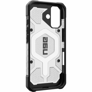 Urban Armor Gear Pathfinder Clear Case for Apple iPhone 17 Smartphone - Hex - Ice/Silver - Drop Resistant, Impact Resistan