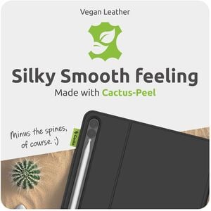 Gecko Covers Carrying Case (Cover) Samsung Galaxy Tab S9+, Galaxy Tab S10+, Galaxy Tab S9 FE+ Tablet - Black - Grease Resi