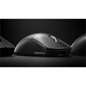 Logitech G PRO X SUPERLIGHT 2c Gaming Mouse - Radio Frequency - USB 2.0 - HERO 2 - 5 Button(s) - Black - Cable/Wireless - 