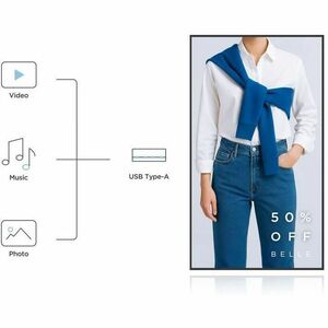 ViewSonic CDE6514-2C 65" LCD Digital Signage Display - 24 Hours/7 Days Operation - Energy Star - Thin Film Transistor (TFT