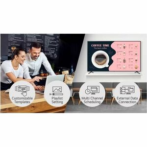 LG 75PK640S UHD TV Signage - 75" LCD - High Dynamic Range (HDR) - 16 Hours/ 7 Days Operation - 3840 x 2160 - 16:9 - 8 ms -