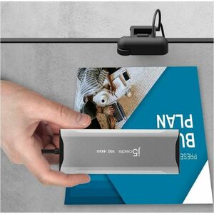 j5create JVU250 Webcam - 2 Megapixel - 30 fps - Black - USB Type A/USB Type C - 1 Each - Full HD - 1920 x 1080 Video - CMO
