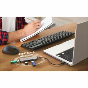 j5create Height Adjustable Notebook Stand - Up to 40.6 cm (16") Screen Support - 9.98 kg Load Capacity - 27.4 cm Height x 