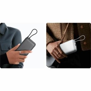 Xiaomi PB2020MI Power Bank - Light Grey - Lithium Ion (Li-Ion) - 20000 mAh - 22.50 W - 3 A, 2.23 A, 2.25 A, 1.67 A - 5 V D