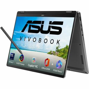 Asus Vivobook 14 Flip TP3407 TP3407SA-QL011W 35.6 cm (14") Touchscreen Convertible Copilot+ PC 2 in 1 Notebook - WUXGA - 6
