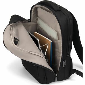 Dicota FIVE Carrying Case (Backpack) for 35.6 cm (14") to 40.6 cm (16") Notebook - Black - RFID Resistant - 900D Polyethyl