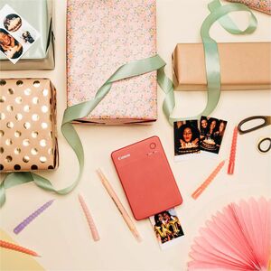 Canon SELPHY QX20 Dye-Sublimations-Drucker - Farbe - Tragbar - Rot - 287 x 287 dpi Druckauflösung - Wireless LAN - USB