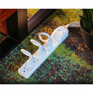 CyberPower CSB706W Essential 7 - Outlet Surge Protector with 1800 J Surge Suppression - Clamping Voltage 800V, 6 ft Cord, 