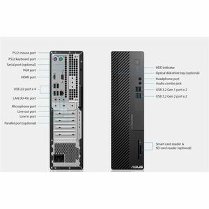 Asus ExpertCenter D5 D501SER-7147001390 Desktop Computer - Intel Core i7 14th Gen i7-14700 - 16 GB - 512 GB PCI Express NV